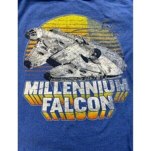 Star Wars Millennium Falcon T-Shirt Men's Size Small  Chewy Han Solo